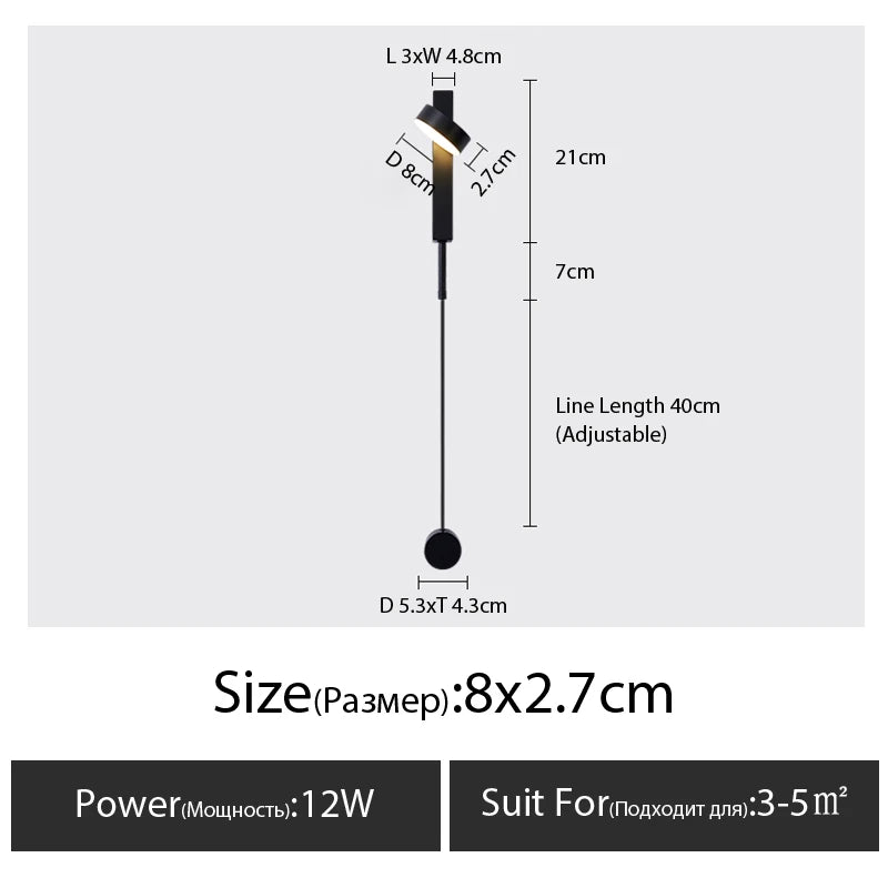 Nordic Minimalist Wall Lamp