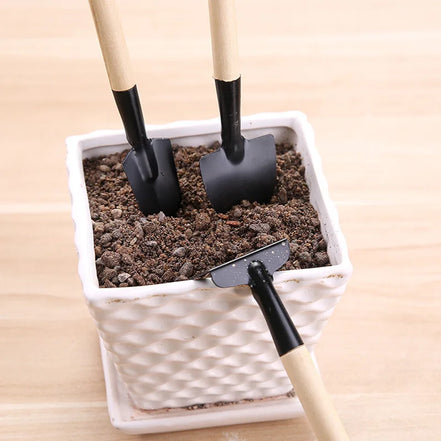 Gardening Tools Three-Piece Set Mini Garden Tools Multi-Function Shovel Harrow Shovel Household Plant Pine Soil Shovel