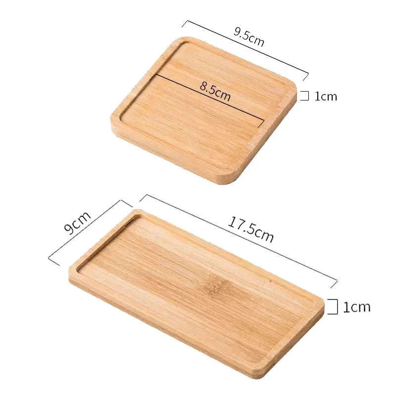 Elegant Bamboo Organizer Trays
