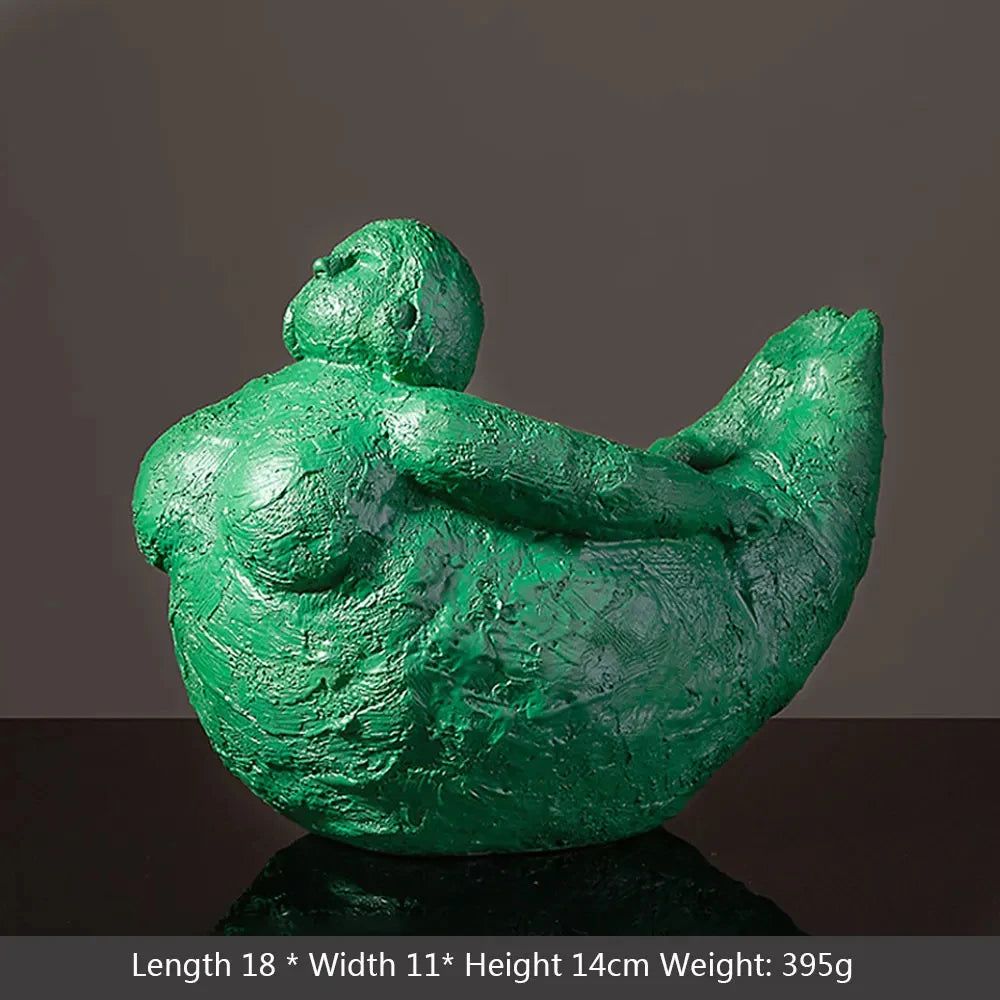 Elegant Resin Figurine Set