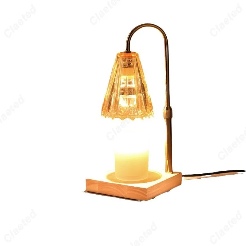 Simple and Creative Aromatherapy Wax Melting Lamp with Timed Dimming for Vintage Home Decoration Bedroom Atmosphere Lighting