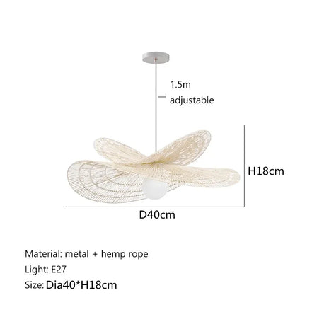 Elegant Rattan Pendant Light