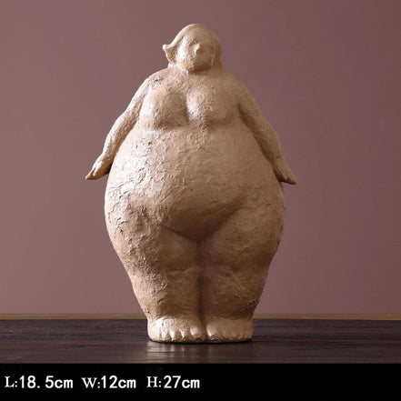 Elegant Resin Figurine Set