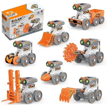 Solar-Powered DIY Robot Kit