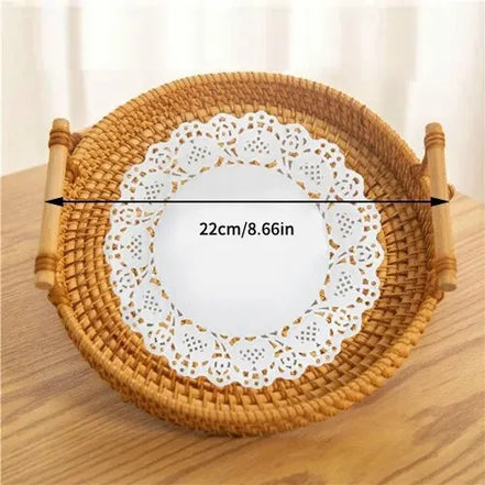 Eco-Friendly Rattan Tray