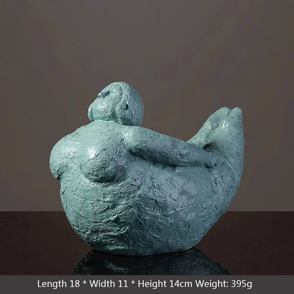 Elegant Resin Figurine Set