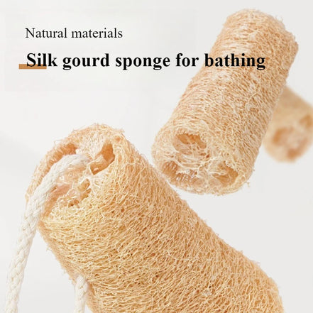 1/3/6pcs NaturalBath Loofah Exfoliating Body Sponge Loofah Bath Body Shower Sponge Kitchen Cleaing Scrubber Bathroom Accessories