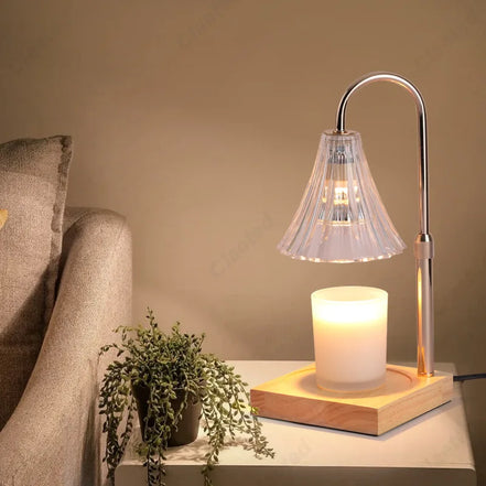 Simple and Creative Aromatherapy Wax Melting Lamp with Timed Dimming for Vintage Home Decoration Bedroom Atmosphere Lighting