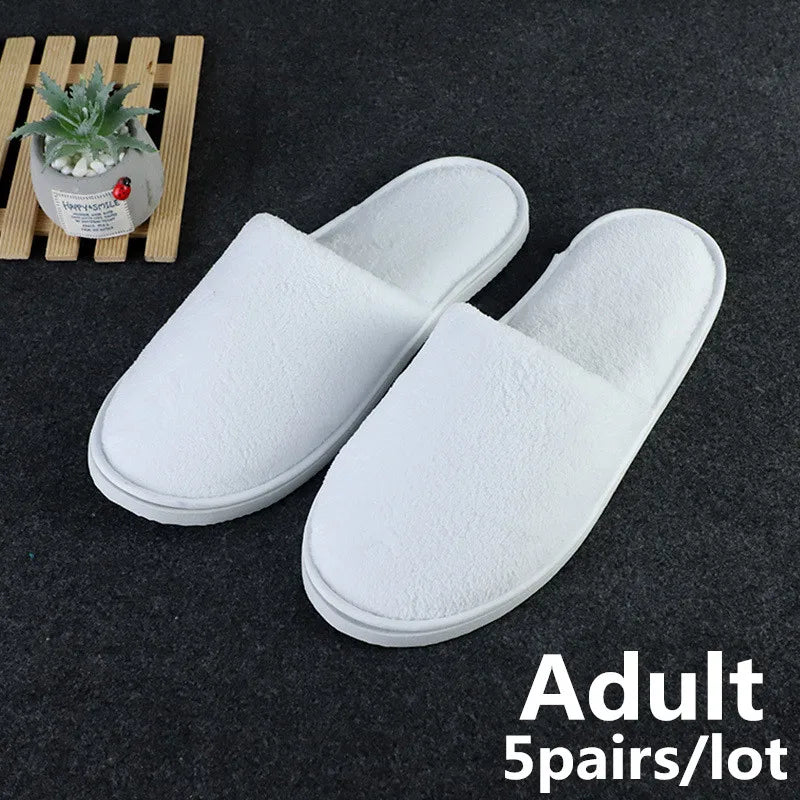 Cozy Cotton Slippers Set
