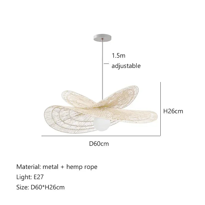 Elegant Rattan Pendant Light