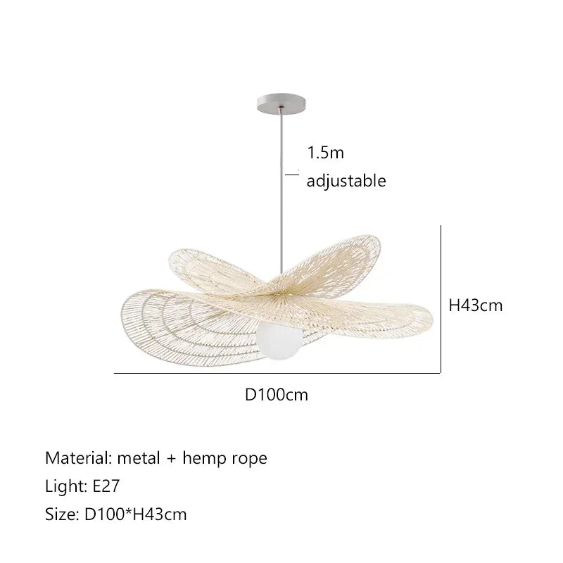 Elegant Rattan Pendant Light