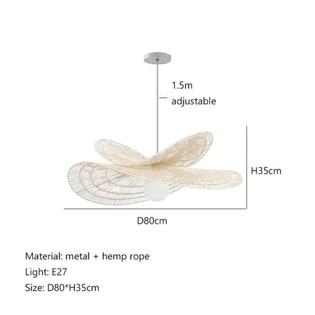 Elegant Rattan Pendant Light