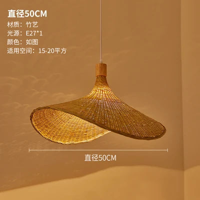 Elegant Bamboo Pendant Light