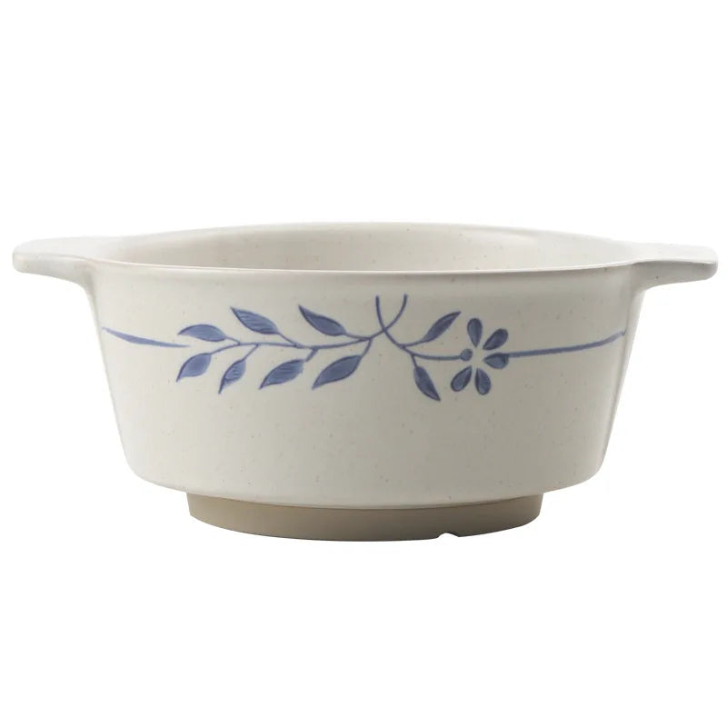 Japanese Retro Ceramic Dinnerware Set Stoneware Bowls Plates Dishes Soup Cups Minimalist Tableware