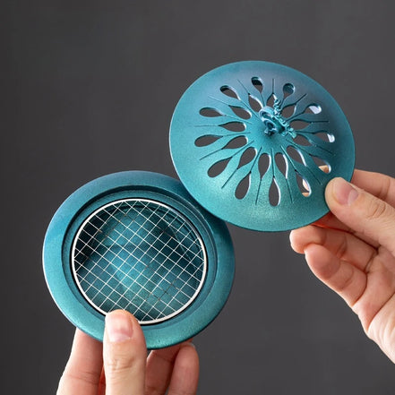 Backflow Incense Holder Retro Zinc Alloy Hollow Fragrance Censer Lucky Deer Incense Burner Home Decor Halloween Decorations