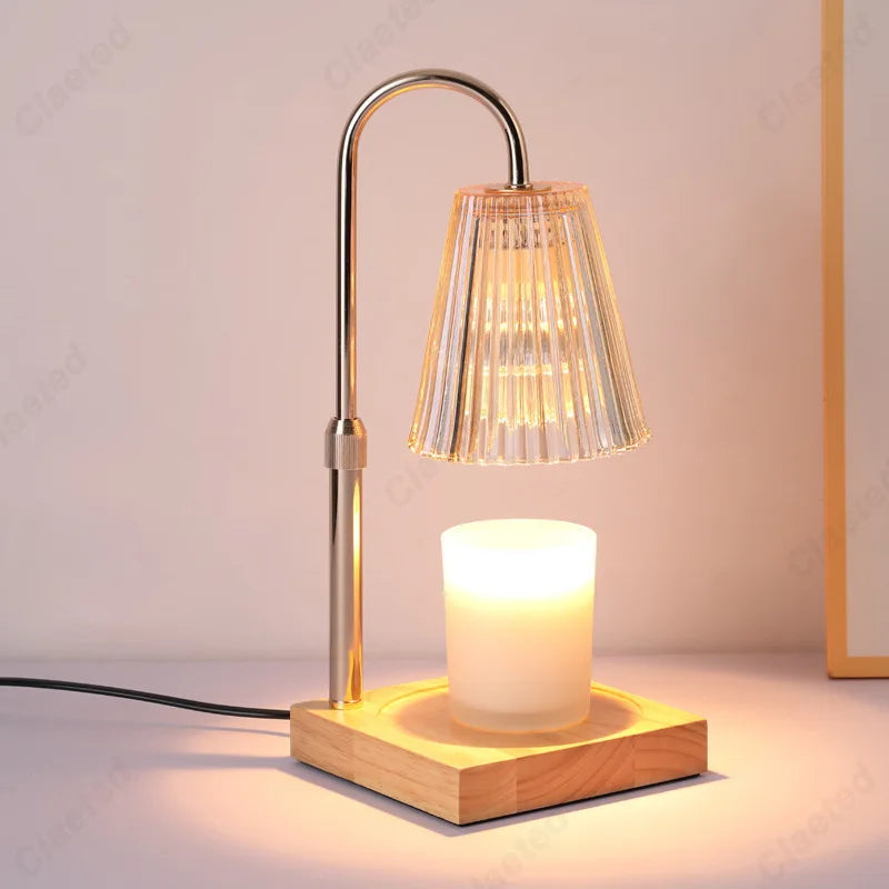 Simple and Creative Aromatherapy Wax Melting Lamp with Timed Dimming for Vintage Home Decoration Bedroom Atmosphere Lighting