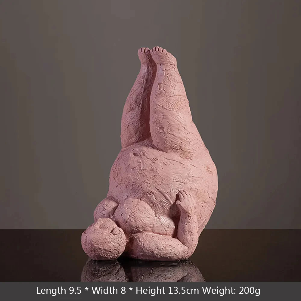 Elegant Resin Figurine Set