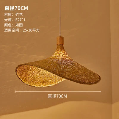 Elegant Bamboo Pendant Light
