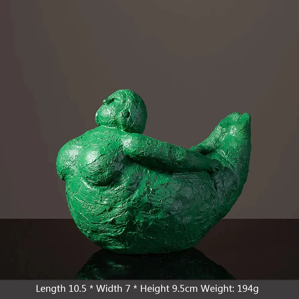 Elegant Resin Figurine Set