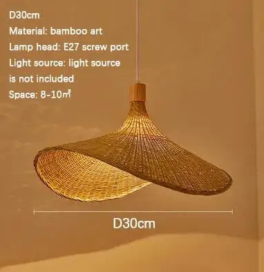 Elegant Bamboo Pendant Light