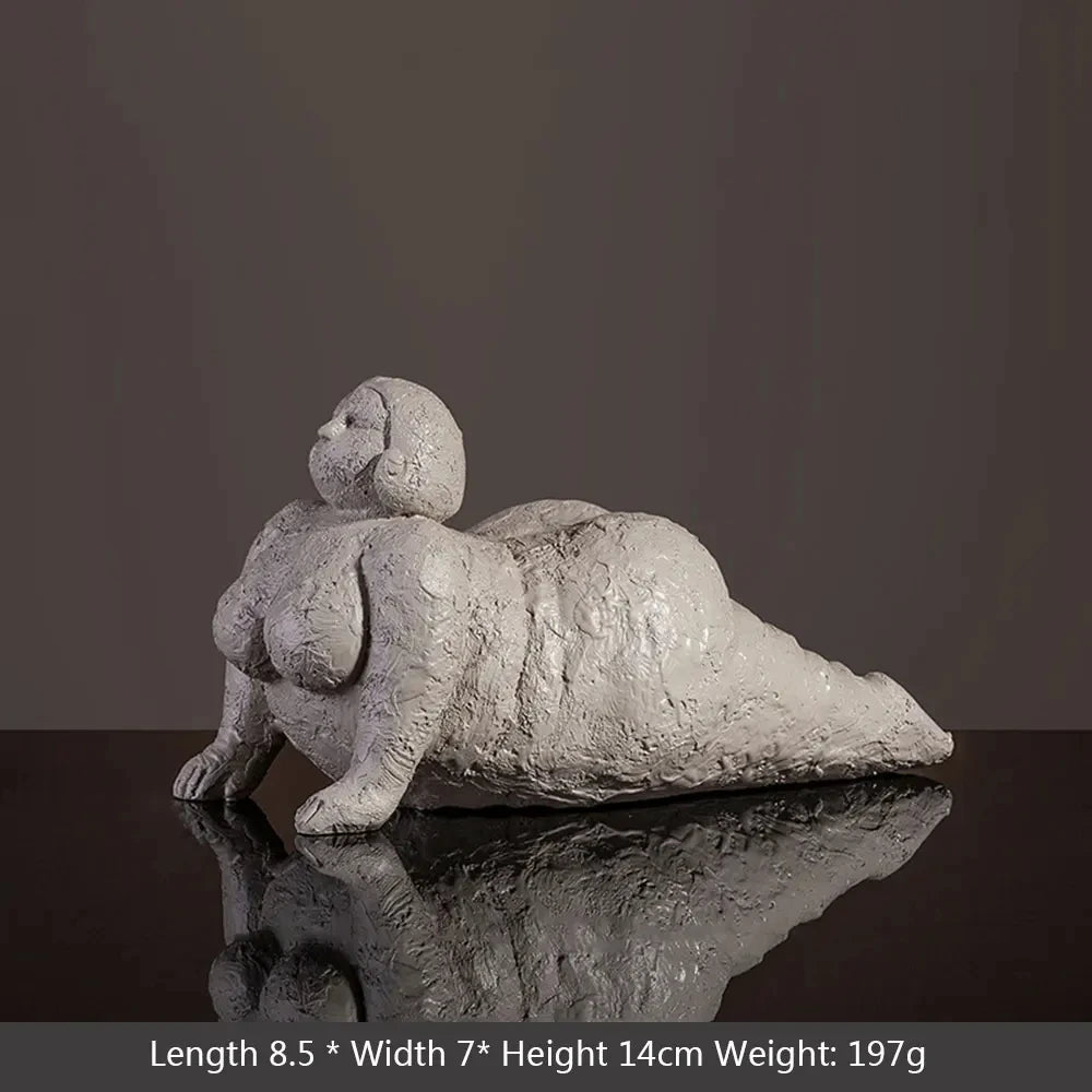 Elegant Resin Figurine Set