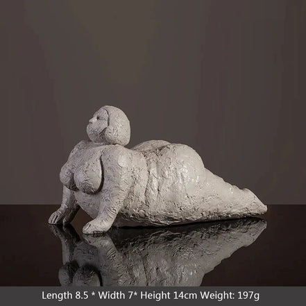 Elegant Resin Figurine Set