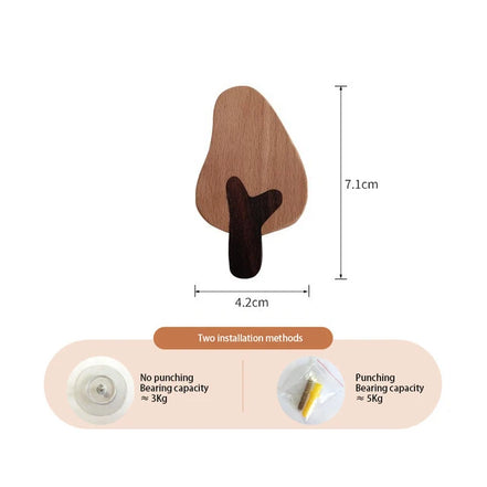 Charming Animal Wooden Wall Hooks