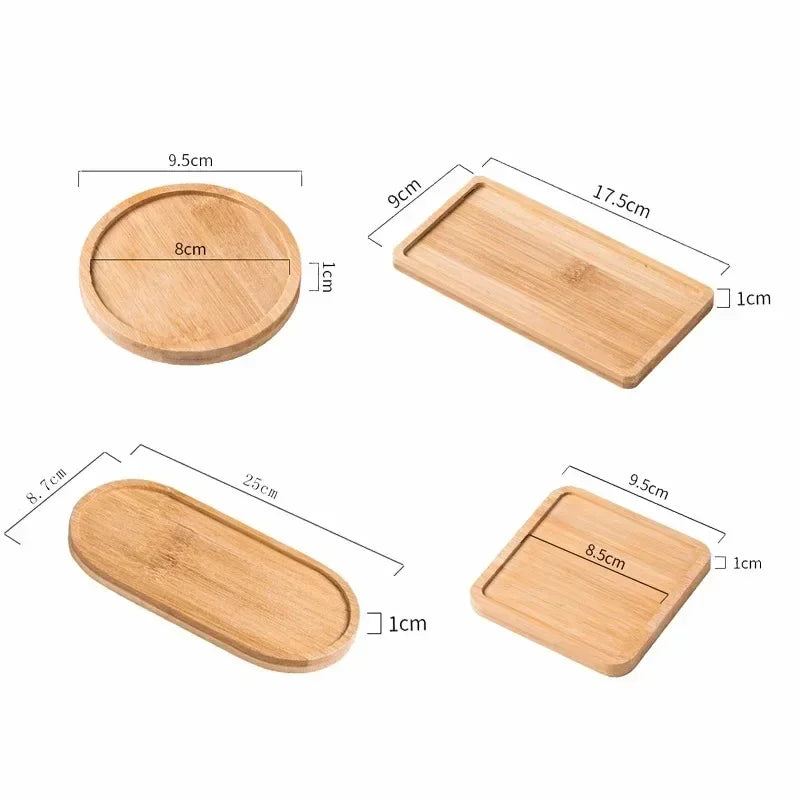 Elegant Bamboo Organizer Trays