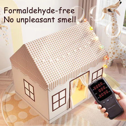 Kids Tent Playhouse Foldable Children's Play Tent for Indoor/Outdoor Princess Castle Toy House for Girls Boys Room Garden