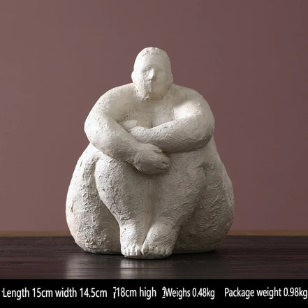 Elegant Resin Figurine Set