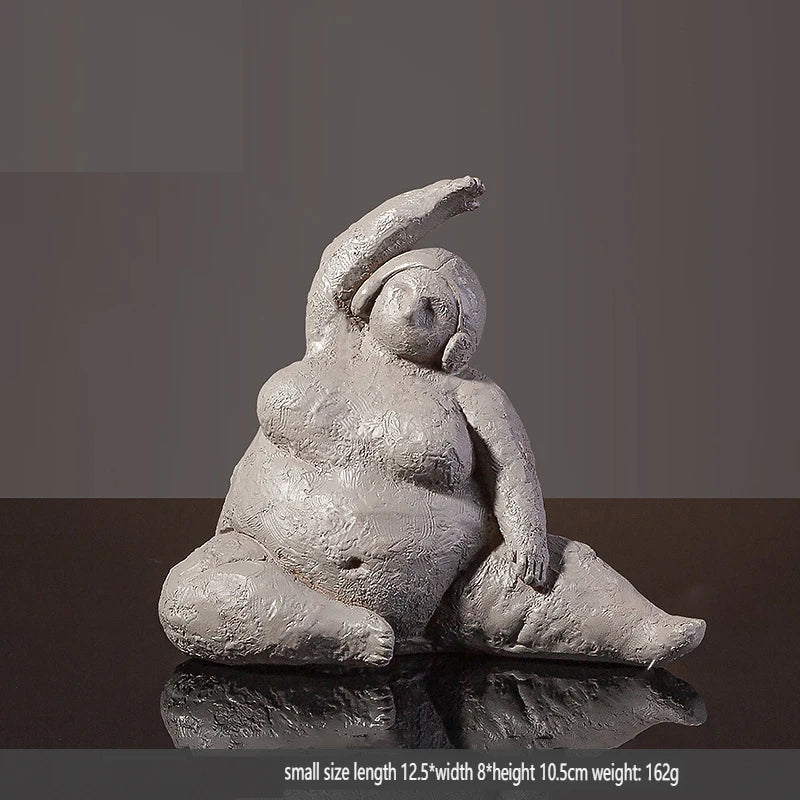 Elegant Resin Figurine Set